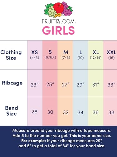 Fruit of the Loom Girls' Big Cotton Spaghetti Strap Sport 3 Pack(Pack of 3), Sand, 30