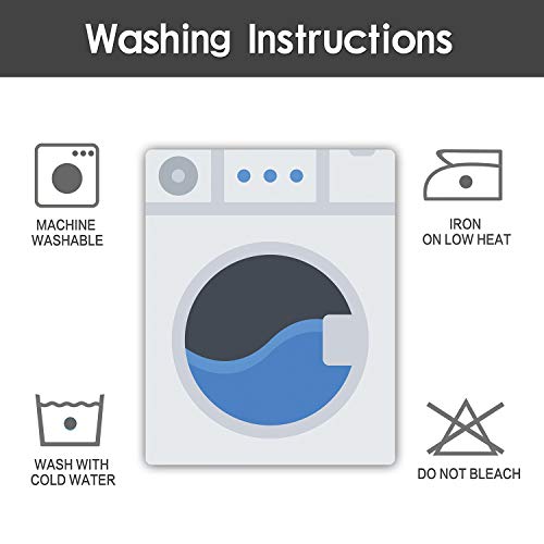 DWCN 72 Inches Blackout Curtains for Living Room, Room Darkening Thermal Insulated Bedroom Curtains W38 x L72 Inch Length, Set of 2, Light Blue