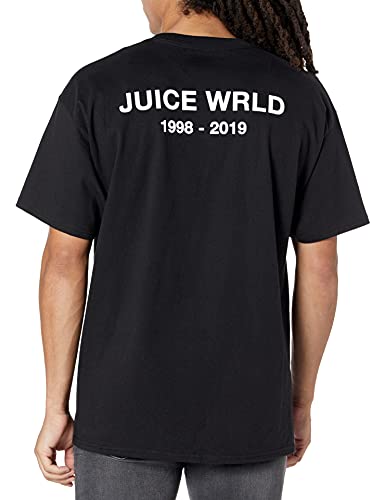 Juice WRLD Unisex-Adult Standard DR4L Anniversary Tee, Black, Small