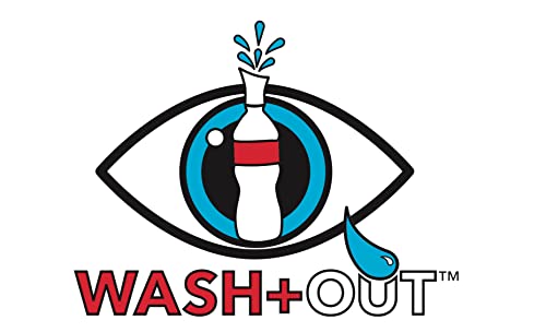 3 Pack Wash+Out Portable Emergency Eye Wash Cup, Flush Soothe Tired Strained Eyes, Construction, Landscaping, Athletics, Allergy Aid, First-Aid Kit, Water Plants