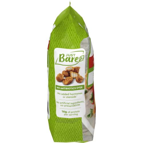 Just Bare® Chicken Lightly Breaded Spicy Breast Bites | Fully Cooked |16 G Protein | Frozen | 1.50 LB