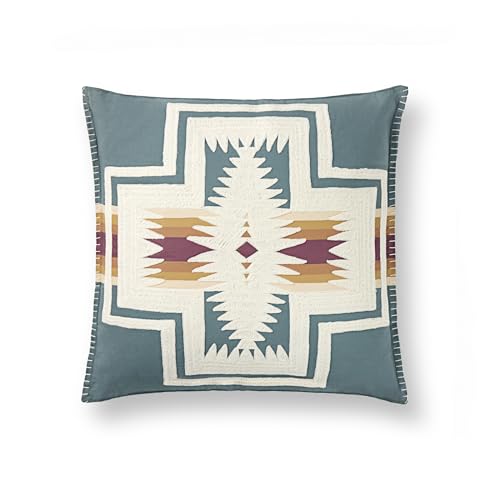PENDLETON 31810 Prairie Trail Hug Throw Pillow, 14x30 inches, Slate