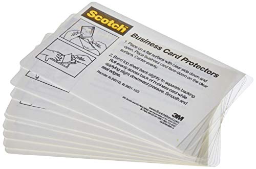 Scotch Self-Sealing Laminating Pouches, Business Card Size (LS851-10G)