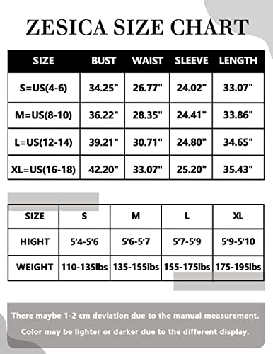 ZESICA Women's Long Sleeve Smocked Dress 2024 Fall Casual Crew Neck Tiered Swing Cocktail Wedding Party Mini Dresses,Black,Large