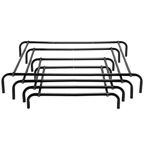 Furhaven Elevated Dog Bed for Small Dogs, Perfect for Indoor & Outdoor Use w/ High Airflow Cooling - Reinforced Cot Bed - Deep Blue, Small