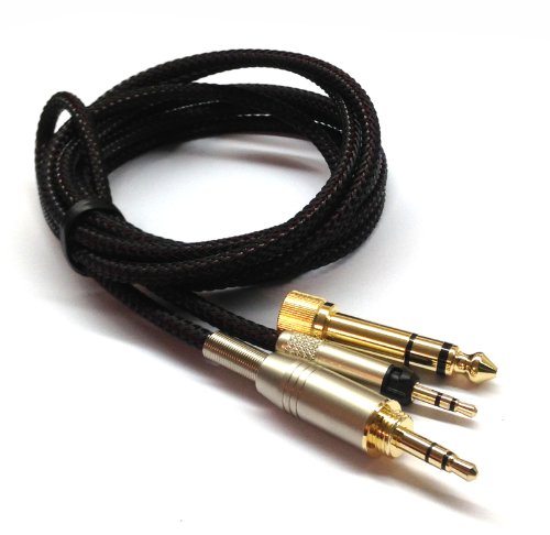 NewFantasia Replacement Audio Upgrade Cable Compatible with Sennheiser HD598, HD598Cs, HD560s, HD598SE, HD620S, HD400PRO, HD599, HD569, HD579 Headphones 1.2m/4feet