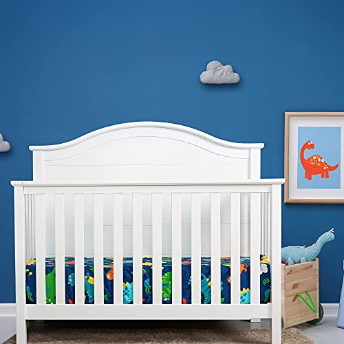 UOMNY Crib Sheet Halloween Fitted Crib Sheets Owl Baby Sheet for Standard Crib and Toddler Mattresses Nursery Bedding Sheet Crib Mattress Sheets for Boys and Girls 1 Pack Space Toddler Sheet