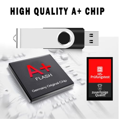 EASTBULL 16GB Bulk Flash Drives 50 Pack Flash Drives Pack USB 2.0 Thumb Drives Bulk Swivel USB Drives Bulk with Strings (16GB)