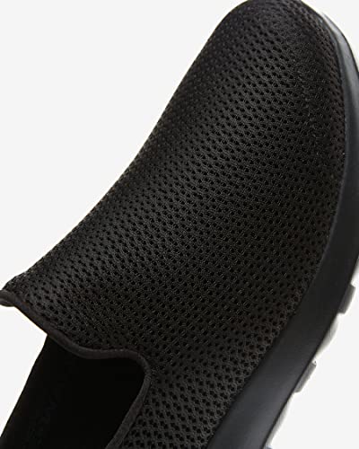 Skechers Men's Go Walk Max-Athletic Air Mesh Slip on Walkking Shoe Sneaker,Black,14 Narrow US