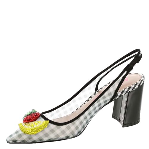Betsey Johnson Women's Laney Pump, Black Multi, 11