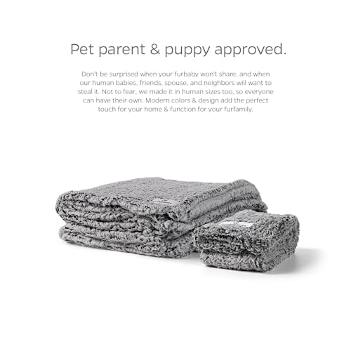 Pet Parents Premium Pet Blanket - Water Resistant, Perfect for Crates, Calming, Large, Medium, Small Dogs & Puppies - Color: Chocolate, Size: 24x32