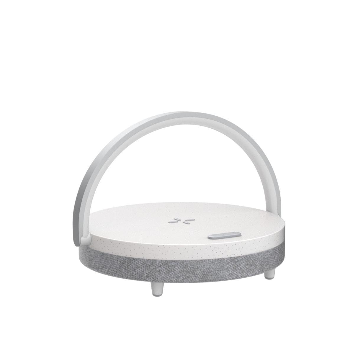 EZVALO Gift for Her, Music Table Lamp with Wireless Charger, 4 in 1 Touch Bedside Lamp, Portable Bluetooth Speaker, Phone Holder, Dimmable LED Night Light Birthday Gifts for Women, Men, Dad, Mom
