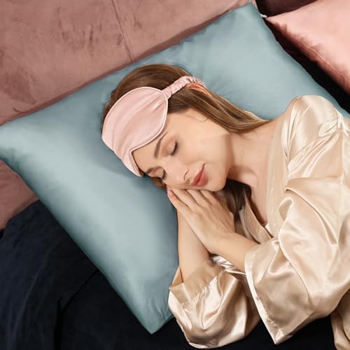 Adubor Silk Pillowcase - 100% Pure Mulberry Silk, 23 Momme 6A Grade Fibers, 900 Thread Count, Silk Pillow Cases for Hair and Skin Health, with Hidden Zipper (Standard 20''×26'', Lvory White, 1PC)