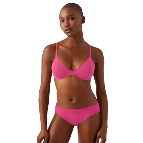 b.tempt'd by Wacoal Women's Cotton to a Tee Scoop Underwire Bra, Potent Purple