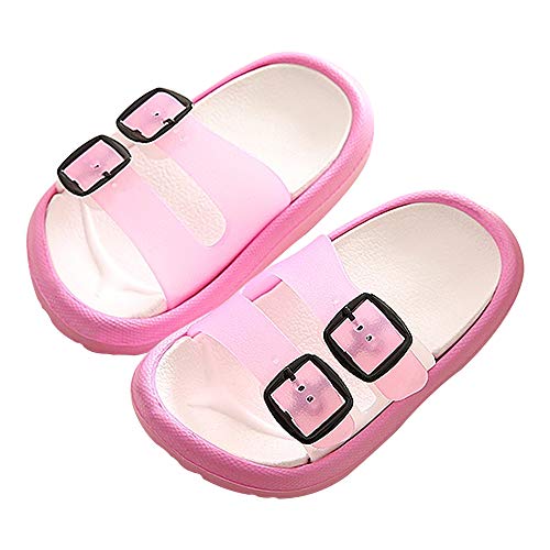Toddler Little Kids Summer Sandals Non-Slip Boy Girl Slide Lightweight Beach Water Shoes Shower Pool Slippers (Little Kid 11.5-12.5M, Green)