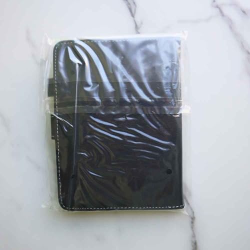 Book Style Litch Pu Leather Case Cover for 6" ebook Reader Case Cover for Sony/kobo/Pocketbook/Nook/tolino 6inch ebook Reader (Black)