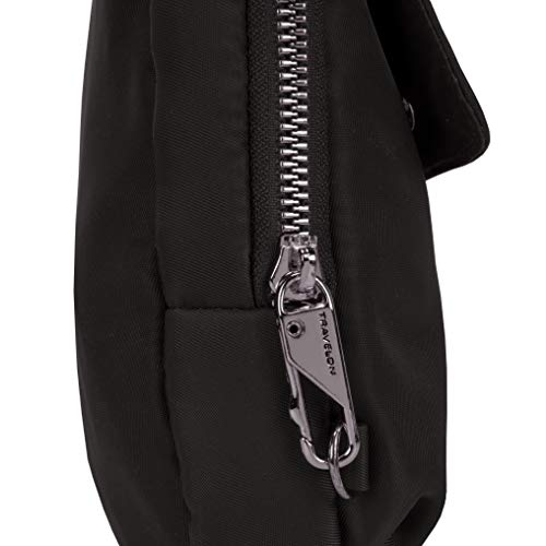 Travelon Anti-Theft Tailored Crossbody Phone Pouch, Onyx