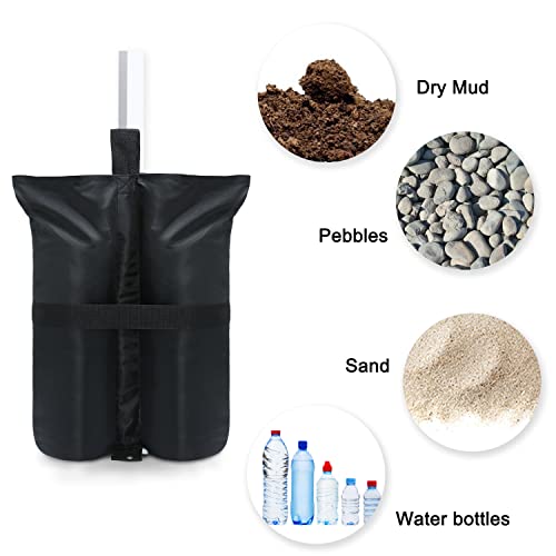 ABCCANOPY Heavy Duty Weight Bags, Black(115lb)