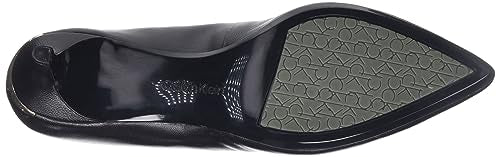 Calvin Klein Women's Gabrianna Pump, Black Leather, 10 Medium us