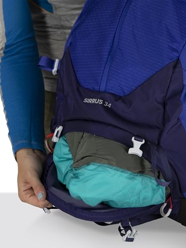 Osprey Sirrus 24L Women's Hiking Backpack, Elderberry Purple/Chiru Tan