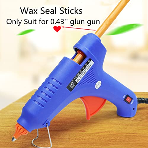 Black Wax Sealing Sticks for Wax Seal Stamp, ONWINPOR 8PCS Wax Seal Sticks for 0.43’’ Glue Gun, Great for Wedding Invitations, Wine Packages, Cards Envelopes, Gift Wrapping (Black)