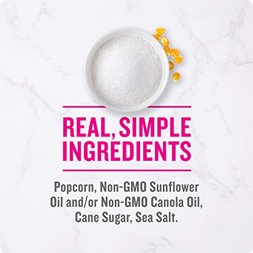 Angie's BOOMCHICKAPOP Sweet and Salty Kettle Corn Popcorn, Gluten Free, Party Size 10 oz.