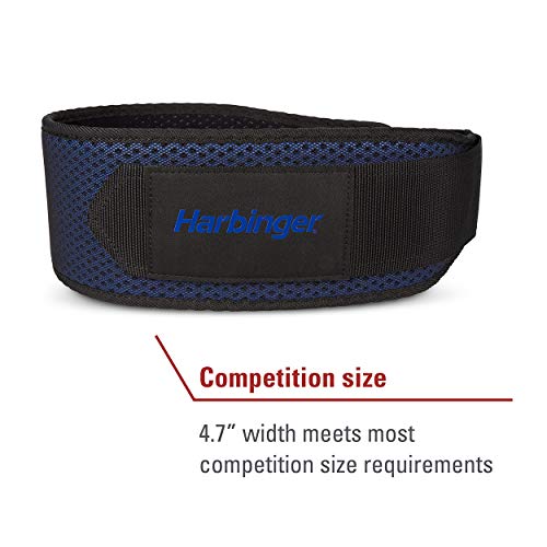 Harbinger Hexcore 4.5-Inch Weight Lifting and Workout Belt, Competition Size (Men's & Women's)