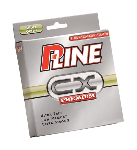 P-Line CX Premium Moss Green Fishing Line 260-300 Yard (Filler Spool)- 30LB