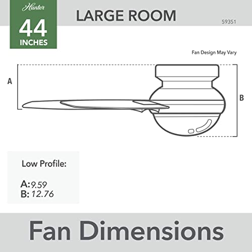 Casablanca Fan Company 59351 44" Isotope Ceiling Fan with Light with Wall Control, Small, Brushed Nickel Finish