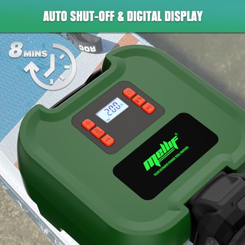 Mellif 20PSI High Pressure Paddle Board Pump for Dewalt 20V Max Battery, Portable Electric SUP Air Pump Quick Inflating & Deflating, Auto-Off & 12V DC Car Connector, for Inflatables,Kayak,Air Mattress