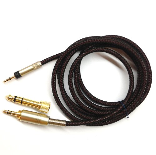 NewFantasia Replacement Audio Upgrade Cable Compatible with Sennheiser HD598, HD598Cs, HD560s, HD598SE, HD620S, HD400PRO, HD599, HD569, HD579 Headphones 1.2m/4feet