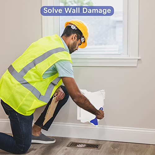 BAYTORY 15Pcs Drywall Patch Repair Kit, 2/4/6/8 inch Aluminum Plate Self-Adhesive Fiberglass Mend Wall Holes, Quick Repair for Ceiling Plasterboard Dry Wall Hole Covering Patches Kits