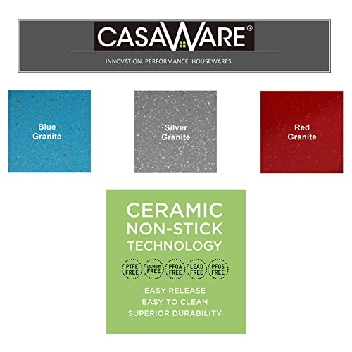 casaWare Pizza/baking Pan 12-inch (Blue - Granite)