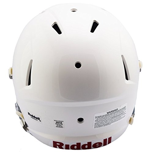 Riddell Victor Youth Football Helmet , White/Gray, Medium