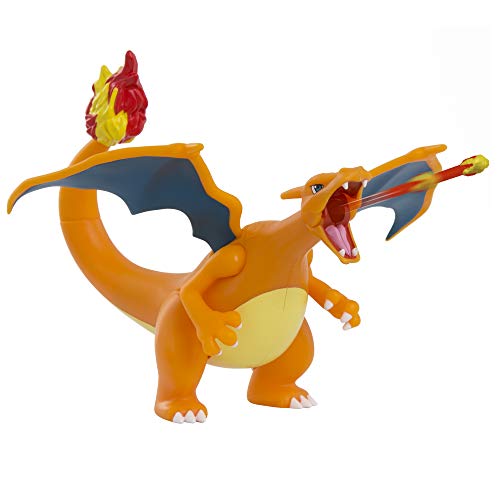 Pokémon Fire and Water Battle Pack - Includes 4.5 Inch Flame Action Charizard and 2" Squirtle Action Figures - Amazon Exclsuive