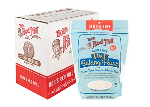 Bob's Red Mill Gluten Free Oat Flour, 18 oz (Pack of 1) - Gluten Free, Whole Grain, Vegan, Kosher