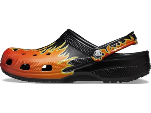 Crocs Unisex Classic Clog - Seasonal Graphic Storm/Meta Scape Men's 11, Women's 13 Medium