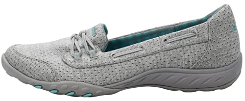 Skechers Women's Breathe-Easy-Good Influence Sneaker, NVY, 8 M US
