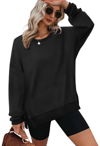 XIEERDUO Pink Sweatshirts For Women Tops For Women 2023 Oversized Dupe Coral Xs