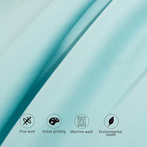 NTBAY Egyptian Cotton Body Pillowcase - 500 Thread Count Cotton Body Pillow Cover - Soft and Breathable Envelope Closure Body Pillowcase for Adults, 20x54 Inches, Navy Blue