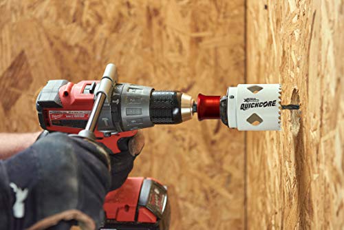 Disston E0100224 Blu-MOL QUICKCORE Xtreme Bi-Metal Hole Saw, 7" Clamshell Size, 5-1/4"