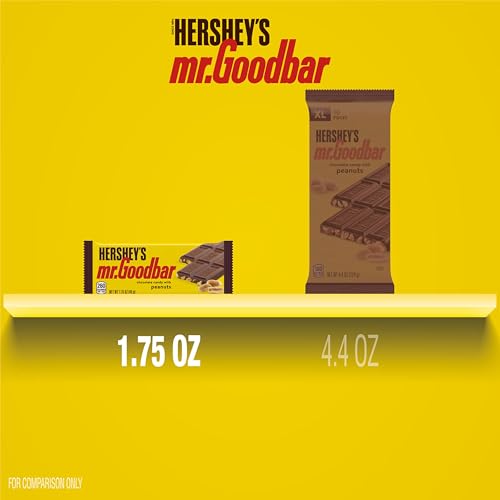 HERSHEY'S MR. GOODBAR Chocolate with Peanuts Candy Bars, 1.75 oz (36 Count)