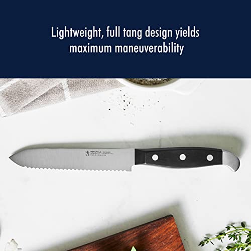 HENCKELS Statement Razor-Sharp 7-Piece White Handle Knife Set, Chef Knife, Bread Knife, German Engineered Knife Informed by over 100 Years of Mastery