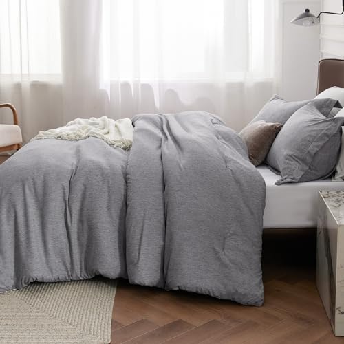 Bedsure Full Comforter Set - Light Taupe Comforter Full Size, Soft Bedding for All Seasons, Cationic Dyed Bedding Set, 3 Pieces, 1 Comforter (82"x86") and 2 Pillow Shams (20"x26"+2")