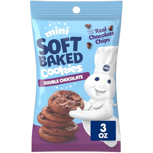 Pillsbury Mini Soft Baked Double Chocolate Cookies, 6 ct, 18 oz (Pack of 9)