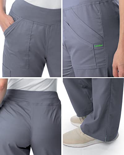 Landau Proflex Tailored Fit Comfort Stretch 4-Pocket Scrub Pants for Women 2043 Sandstone 5XL