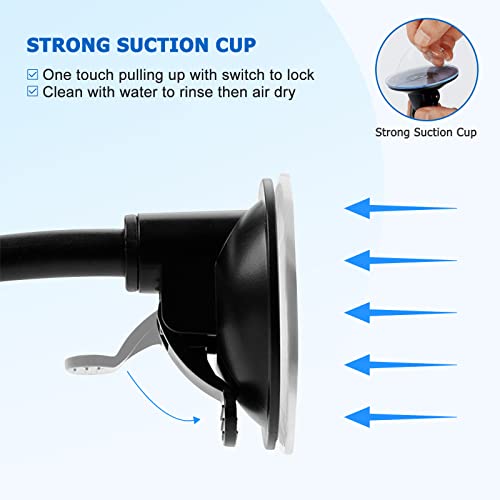 Car Phone Mount, Vansky 3-in-1 Cell Holder Air Vent Dashboard Mount Windshield for iPhone Xs Max R X 8 Plus 7 6S Samsung Galaxy S9 S8 Edge S7 S6 LG Sony and More