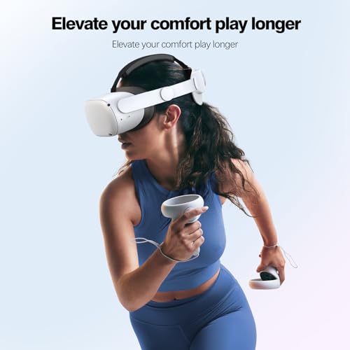 Head Strap Compatible with Oculus Quest 2,Meta Quest 2 Accessories Adjustable Elite Strap Replacement for Enhanced Comfort Support and Gaming Immersion in VR (Comfort Head Strap only)