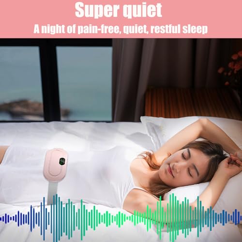 Heating Pad for Period Cramps, Three-Speed Adjustment,Portable Cordless Rechargeable Heating Pad for Menstrual Pain Relief Electric Heat Belt,Gifts for Her Women Girl Wife (Pink)