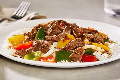 Amazon Kitchen, Black Pepper Beef, Single Serve Meal, 12 oz